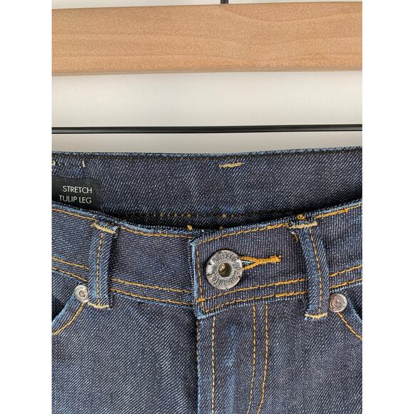 Buffalo David Bitton Roxie Low Rise Tulip Leg Denim Jeans Women's Size 24 New - Picture 3 of 11